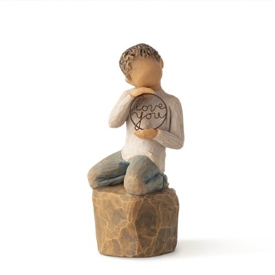 Love You Too Willow Tree® Figure (Lighter Skin) Sculpted by Susan Lordi