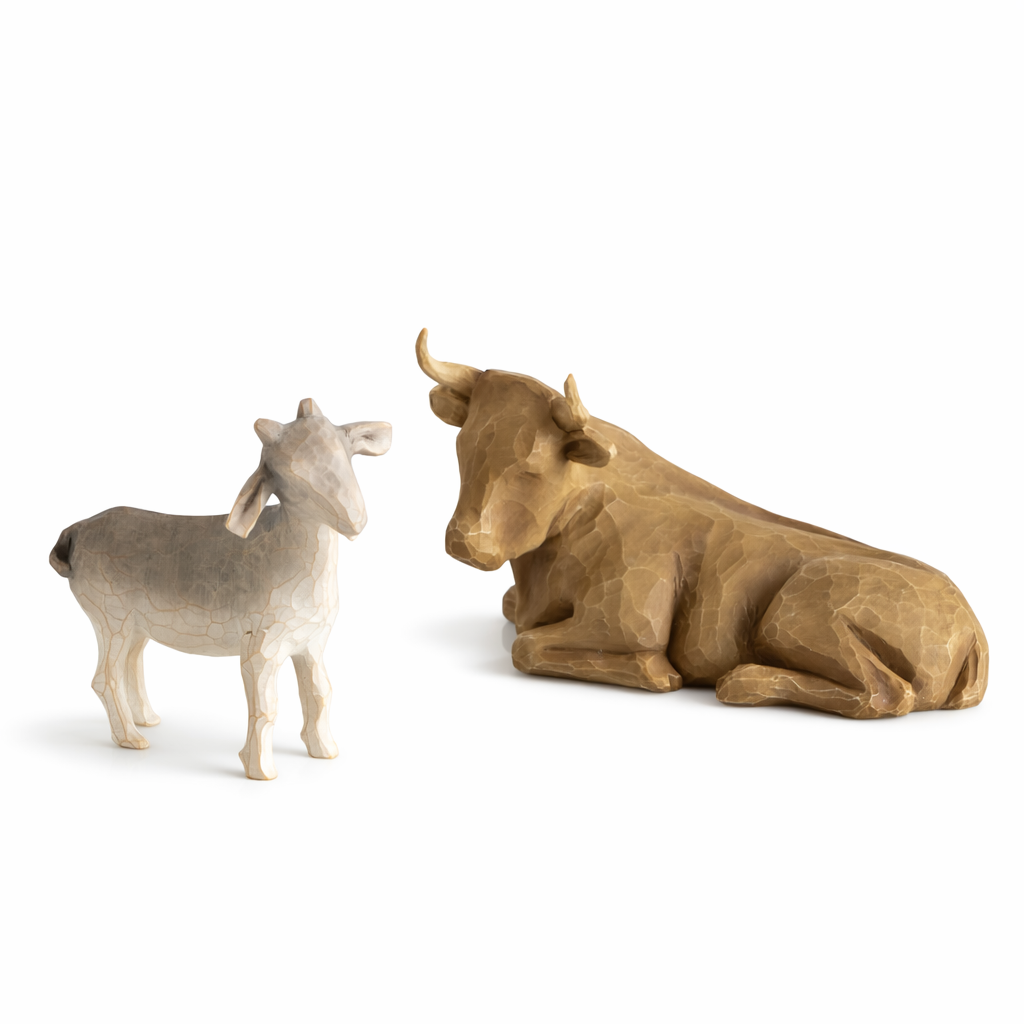 Ox and Goat Willow Tree® Nativity Sculpted by Susan Lordi