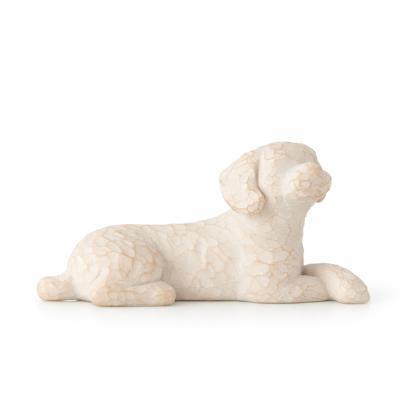 Love my Dog (small,lying down) Willow Tree® Figure Sculpted by Susan Lordi