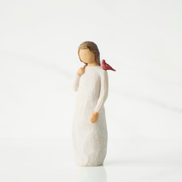 Messenger with Cardinal Willow Tree® Figure Sculpted by Susan Lordi