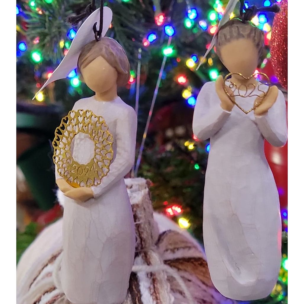 2024 and 2025 Dated Willow Tree® ORNAMENT Sculpted by Susan Lordi BUNDLE