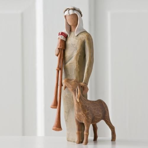 Zampognaro (Bagpiper) Willow Tree® Nativity Sculpted by Susan Lordi