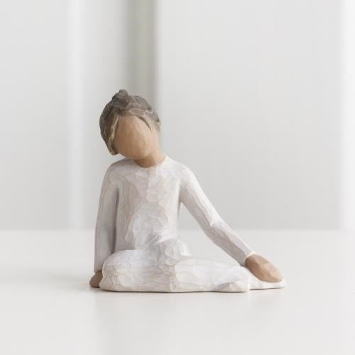 Thoughtful Child (darker skin tone and hair color) Willow Tree® Figure Sculpted by Susan Lordi