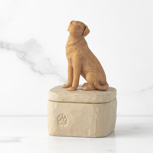 Love My Dog LIGHT Keepsake Willow Tree® Box Sculpted by Susan Lordi