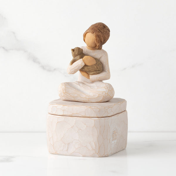 Kindness Girl Keepsake Willow Tree® Box Sculpted by Susan Lordi