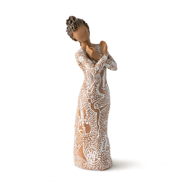 Music Speaks Willow Tree® Figure Sculpted by Susan Lordi -Darker Skin