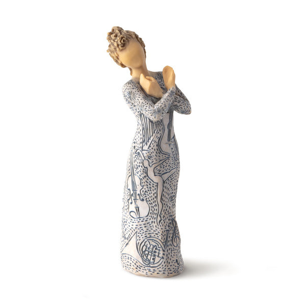 Music Speaks Willow Tree® Figure Sculpted by Susan Lordi - Lighter Skin